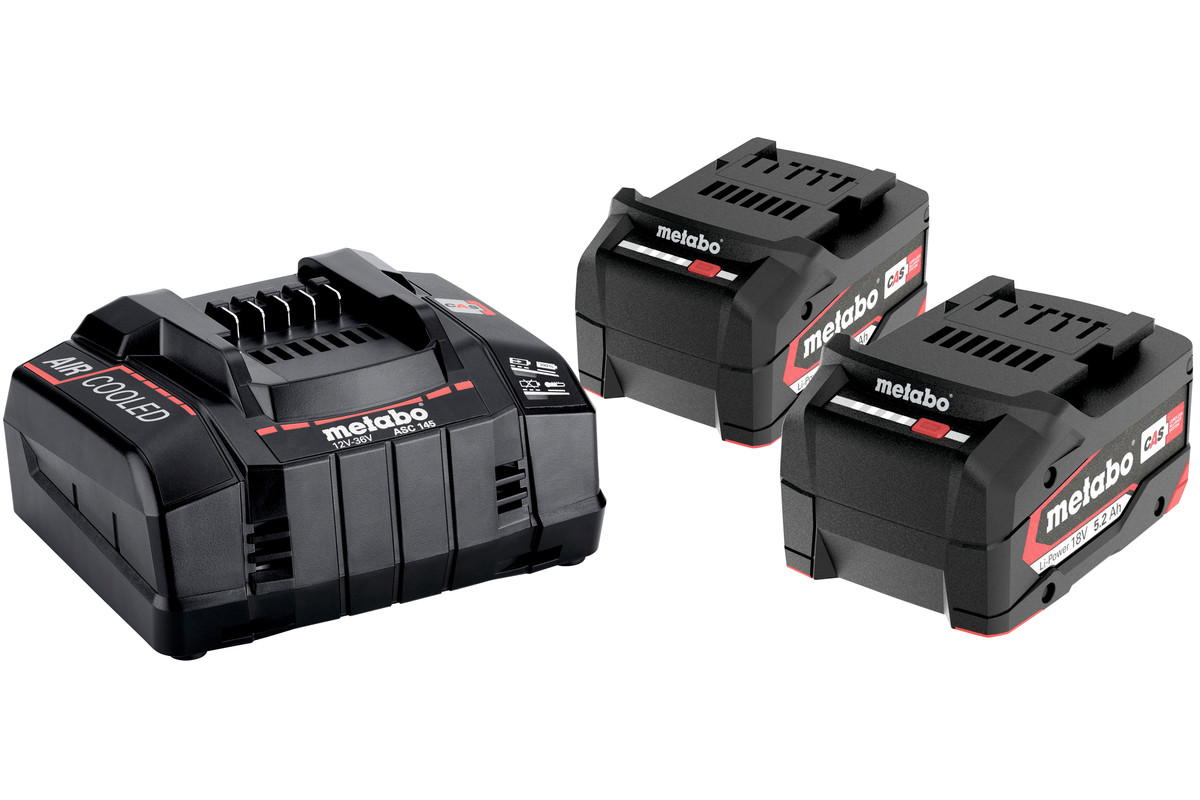 Metabo Basis-Set 2 x 5.2 Ah