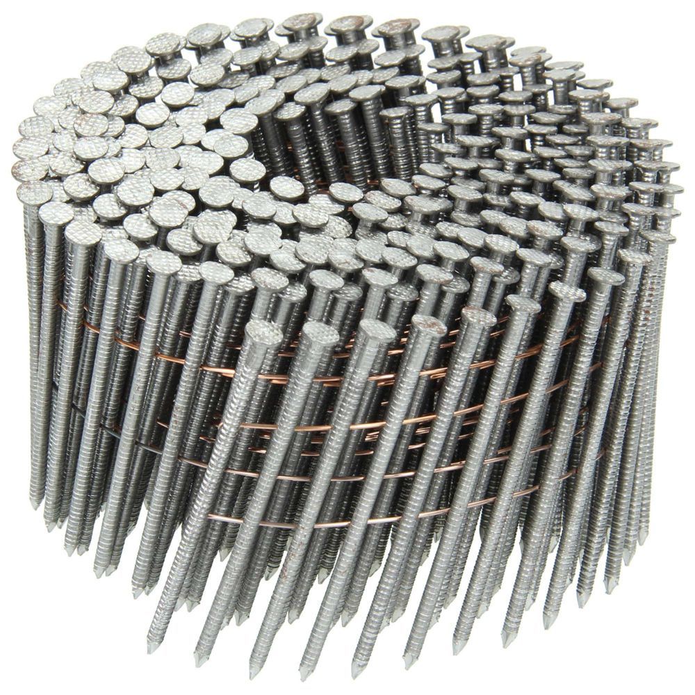 Coilnägel CN 16° 3,4×98 BK Ring flach (Stahl/blank)