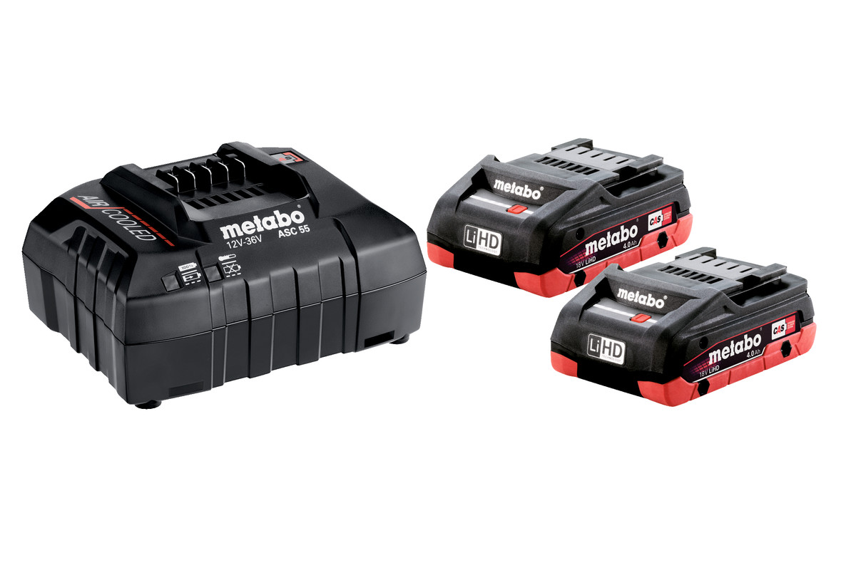 Metabo Basis-Set 2 x LiHD 4.0 Ah