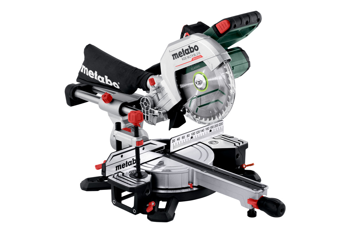 Metabo Akku-Kappsäge KGS 18 LTX BL 216 (2× 5,2 Ah)