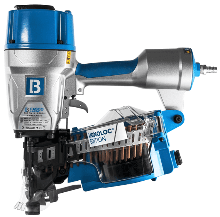 FASCO Holz-Coilnagler LignoLoc® F44AC CN15-PS60A für Holznägel 38-60mm
