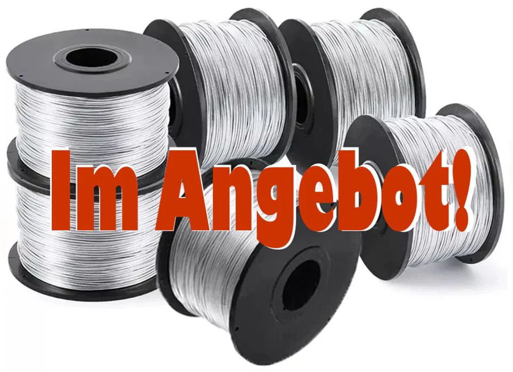 200 Rollen Bindedraht verzinkt, Geeignet für Bindemaschinen Rebar, Max RB398,Senco,Tjep RB 40, Makita