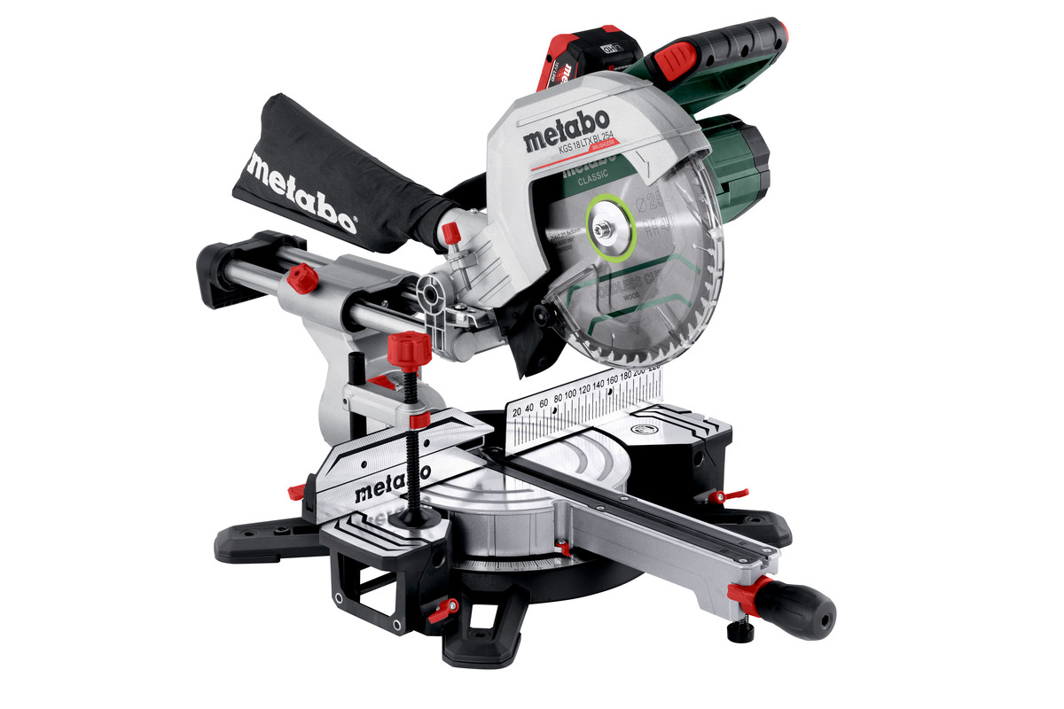 Metabo Akku-Kappsäge KGS 18 LTX BL 254 (2× 8,0 Ah)