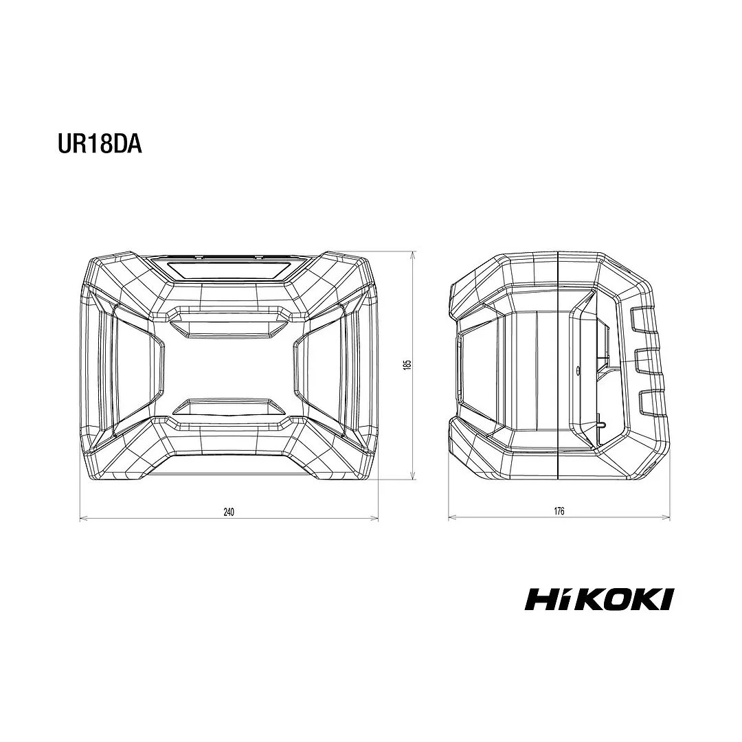 Hikoki Akku-Baustellenradio UR18DAW4Z