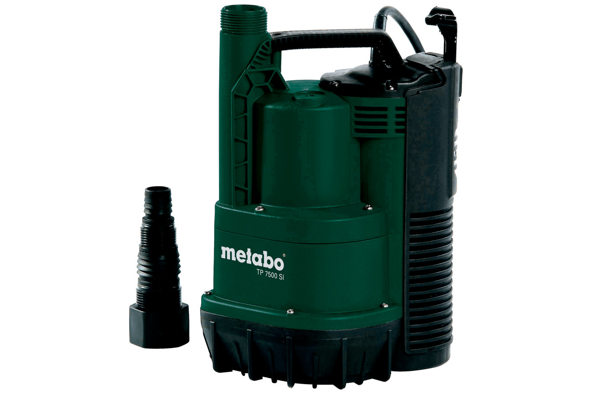 Metabo Flachsaugende Klarwasser-Tauchpumpe TP 7500 SI