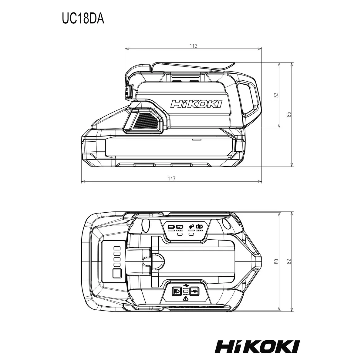 Hikoki Power-Charger UC18DAW4Z