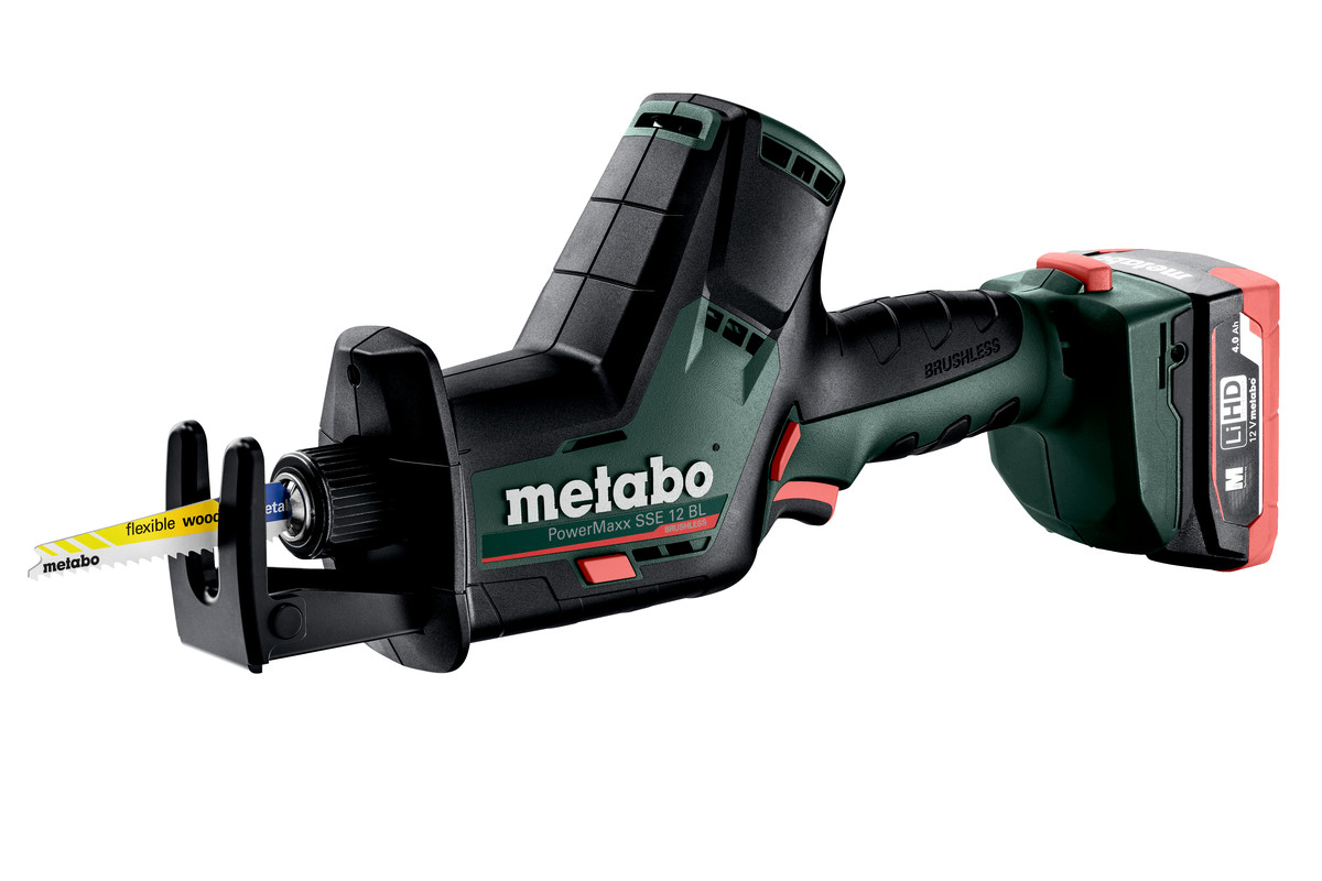 Metabo Akku-Säbelsäge PowerMaxx SSE 12 BL (2× 4,0 Ah)