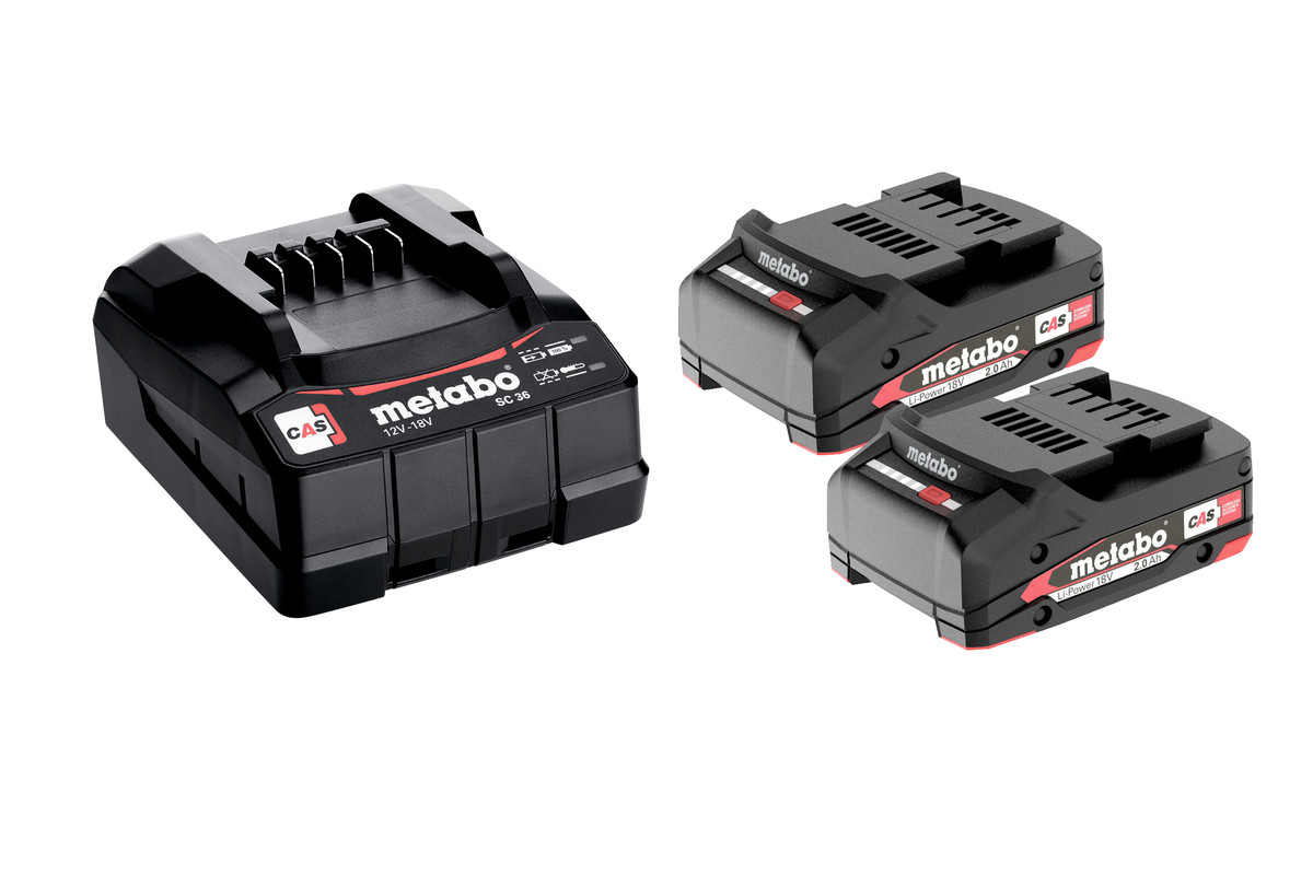 Metabo Basis-Set 2 x 2.0 Ah