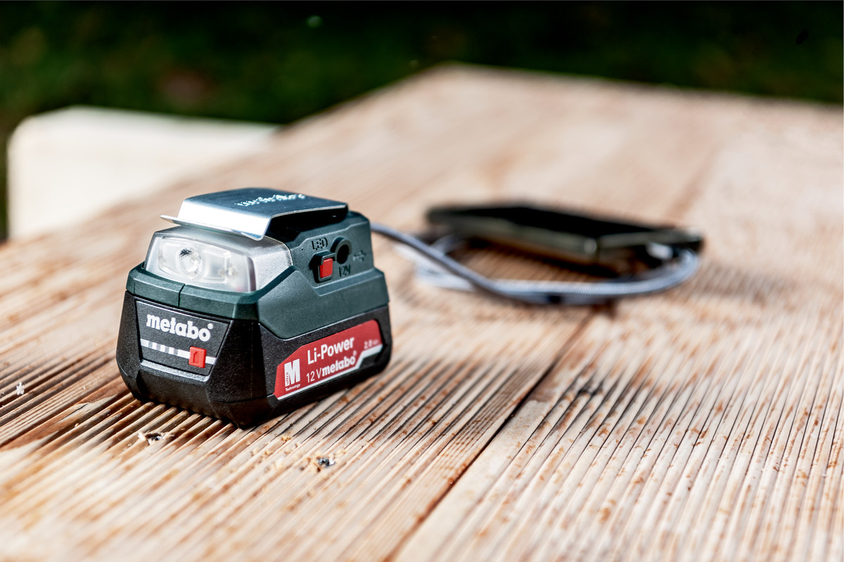 Metabo Akku-Power-Adapter PowerMaxx PA 12 LED-USB